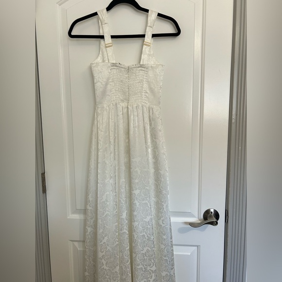SHOW ME YOUR MUMU Weddings Nina Midi Dress Luxe White Rose Size Small NWOT $218 - Picture 10 of 15